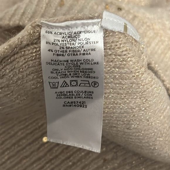 ANN TAYLOR LOFT Sequin V-Neck Sweater - Picture 10 of 12